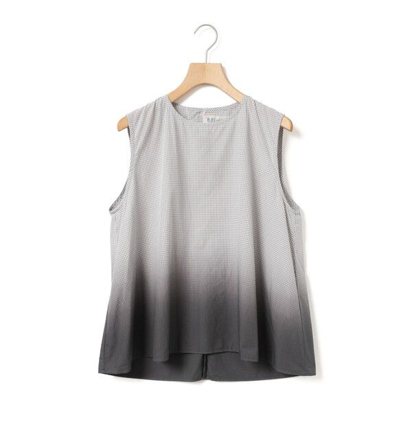 MidiUmi「MidiUmi グラデーションダイノースリーブシャツ」|シャツ・ブラウス|グレー