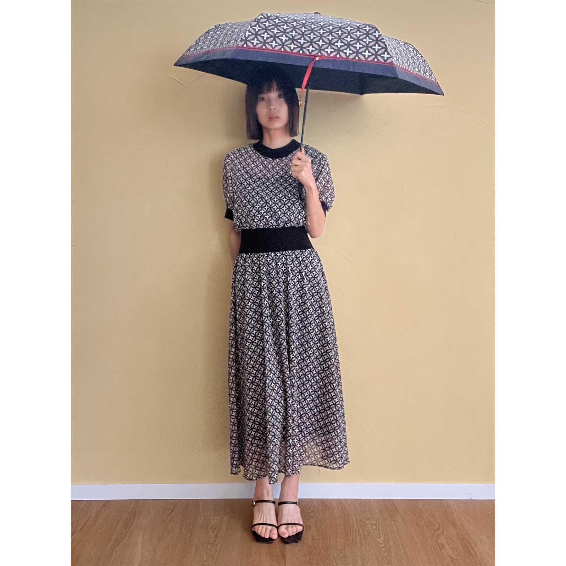 DRESSTERIOR「【再入荷/otonaMUSE5月号掲載/ウォッシャブル】オーバーラップサークル シアードレス」|ワンピース|