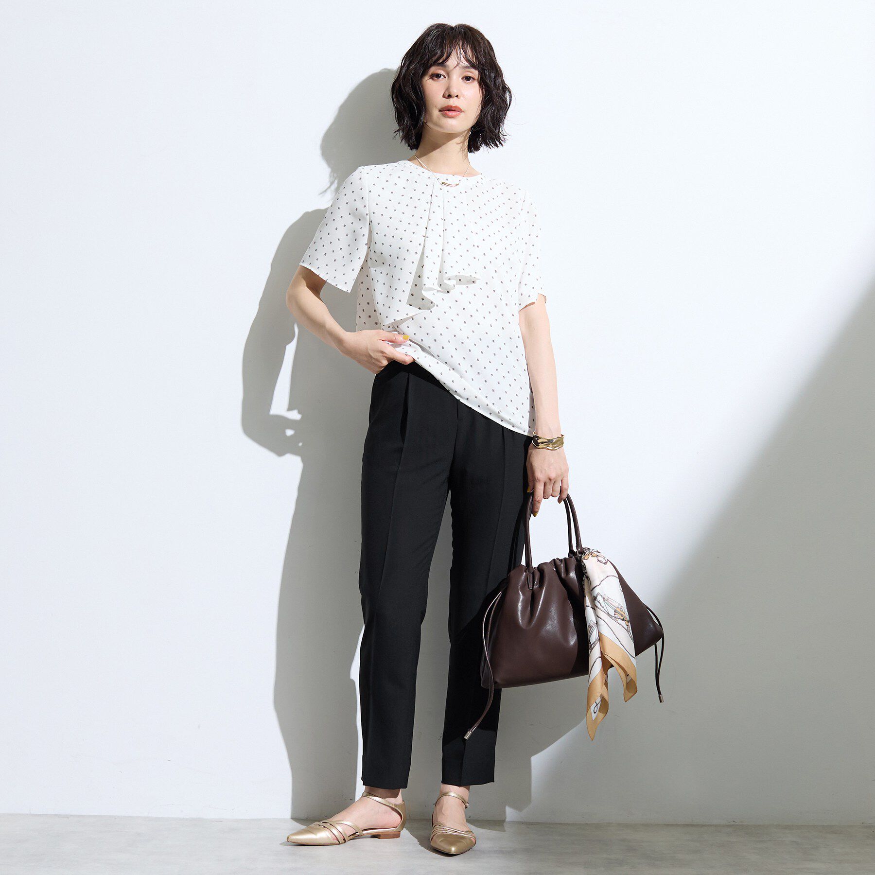 INDIVI「【接触冷感/UVケア/着る日傘】テーパードパンツ」|その他|