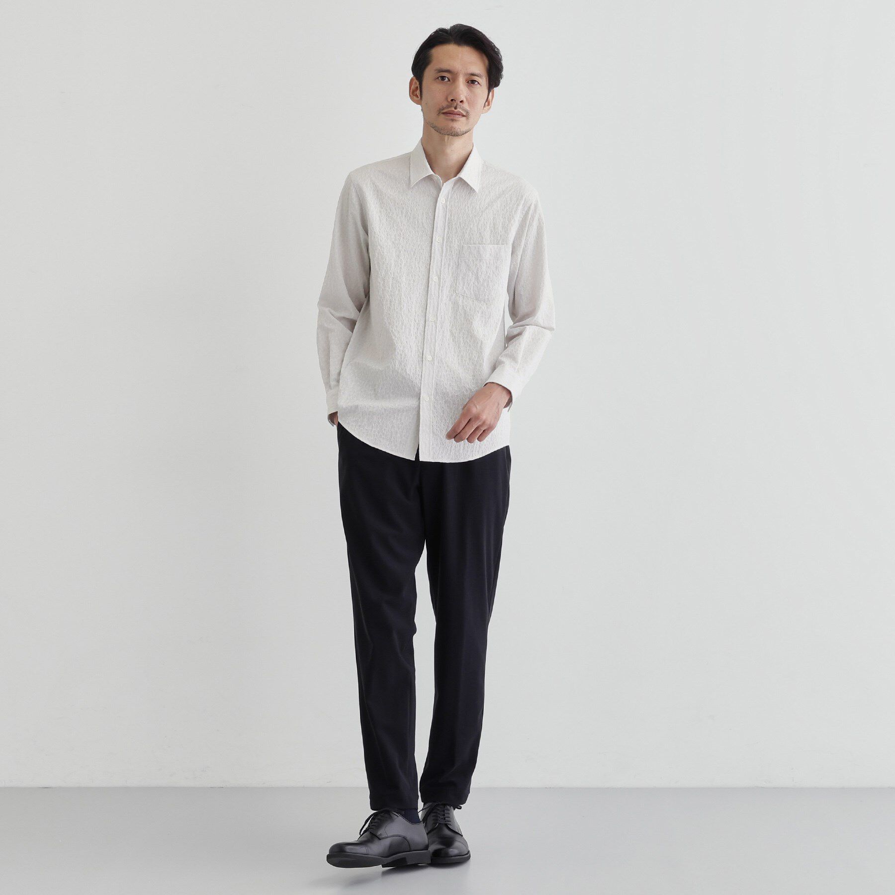 TAKEO KIKUCHI「【Made in JAPAN】播州織 ドビー千鳥シャツ」|シャツ・ブラウス|