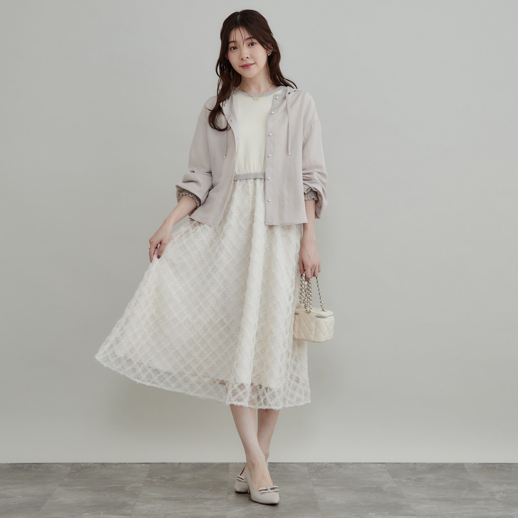 Couture broach「【大人可愛いフーディー】愛されシアーシャツ」|シャツ・ブラウス|