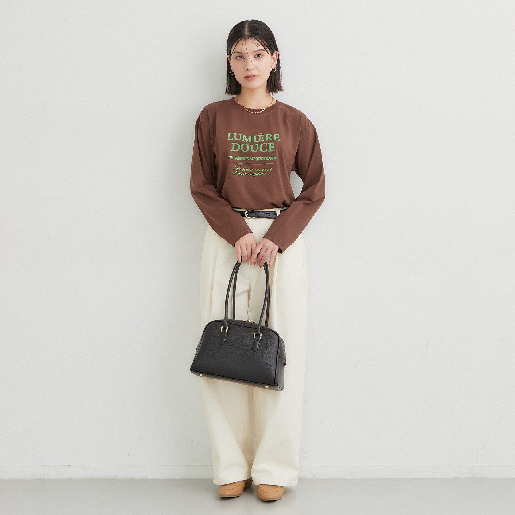 THE SHOP TK「ロングハンドルボストンバッグ」|ボストンバッグ|