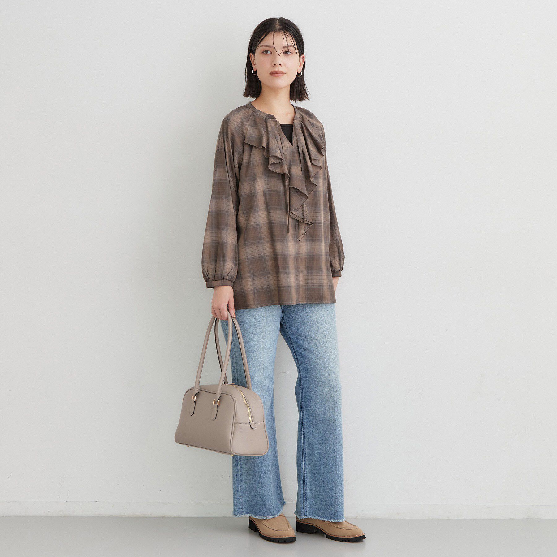 THE SHOP TK「ロングハンドルボストンバッグ」|ボストンバッグ|