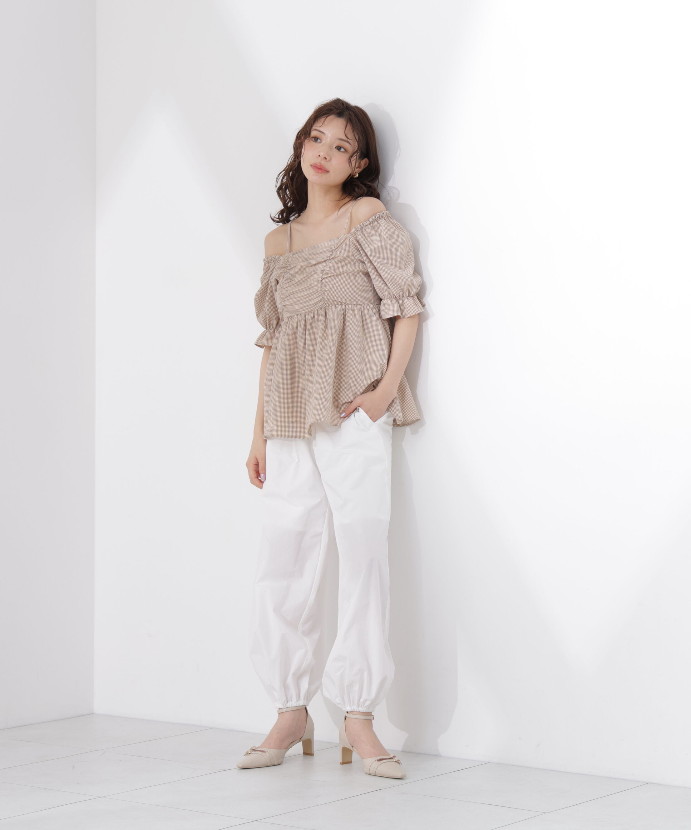 PROPORTION BODY DRESSING「〈a/mie〉イージージョガーパンツ」|その他|