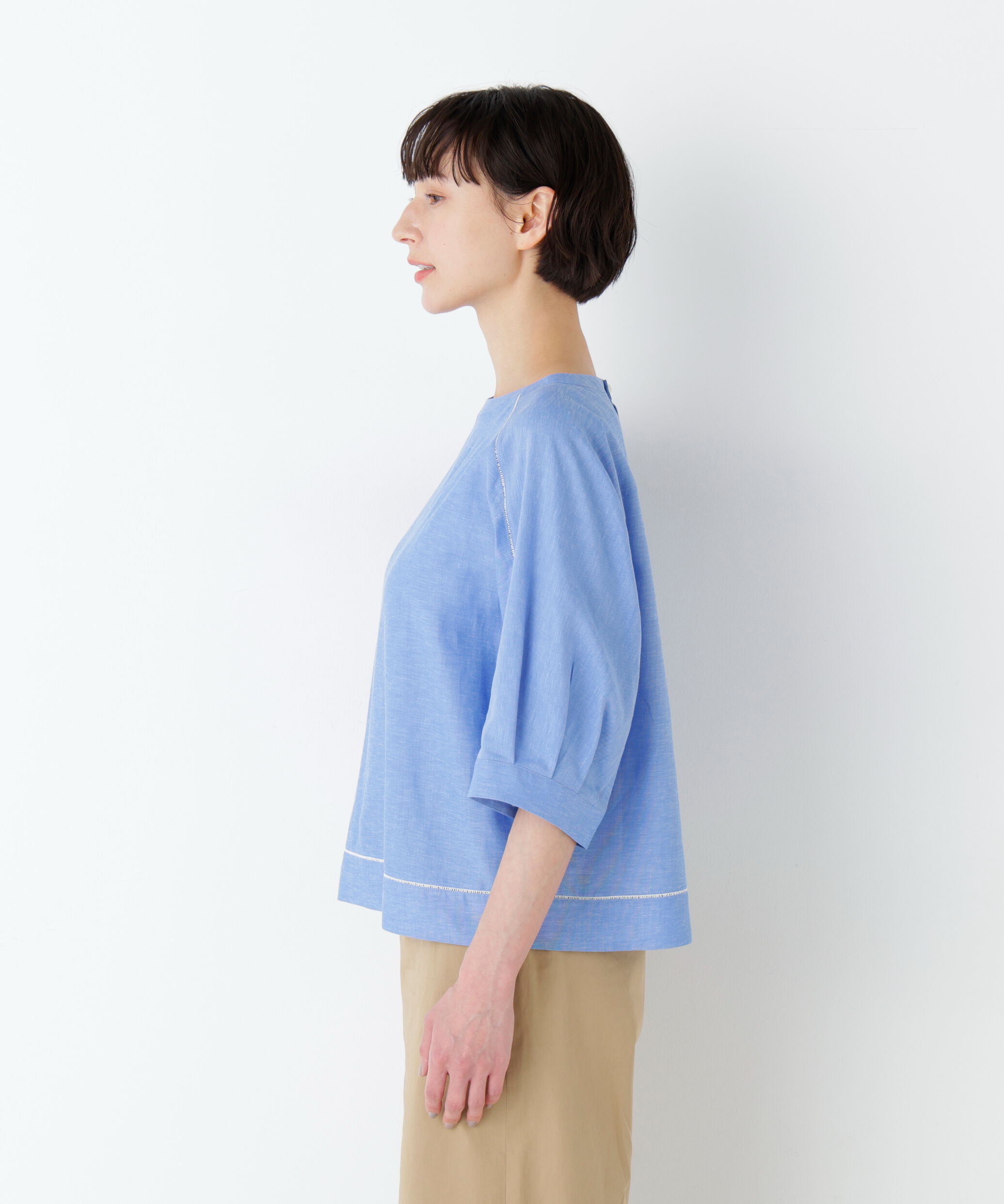  「《洗える / Good Price》ハシゴレースブラウス」|シャツ・ブラウス|