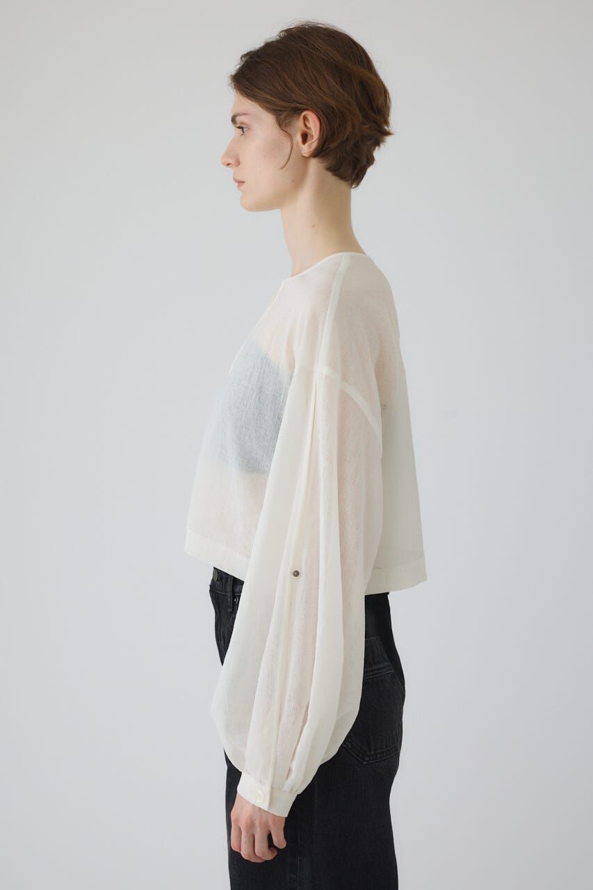 RIM.ARK 「Open sleeve sheer SH」|シャツ・ブラウス|
