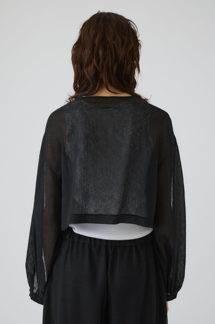 RIM.ARK 「Open sleeve sheer SH」|シャツ・ブラウス|