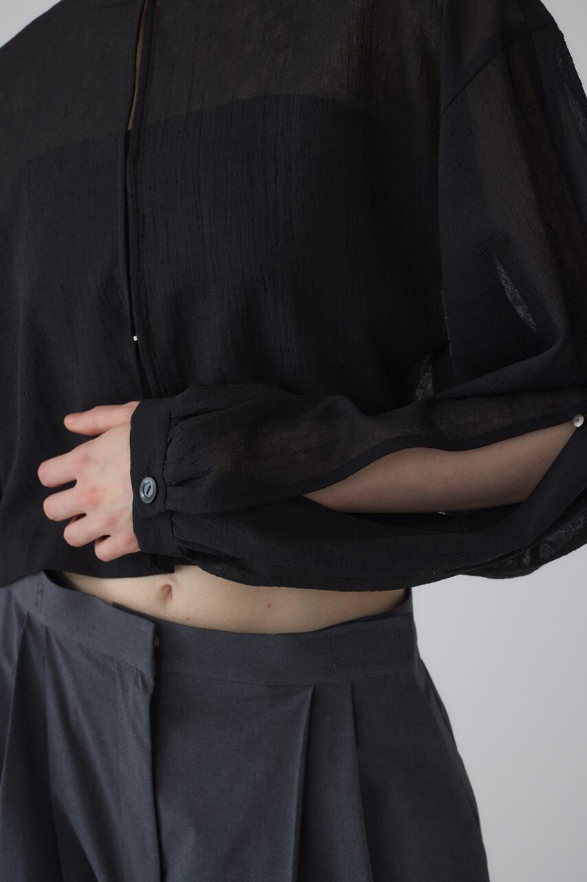 RIM.ARK 「Open sleeve sheer SH」|シャツ・ブラウス|