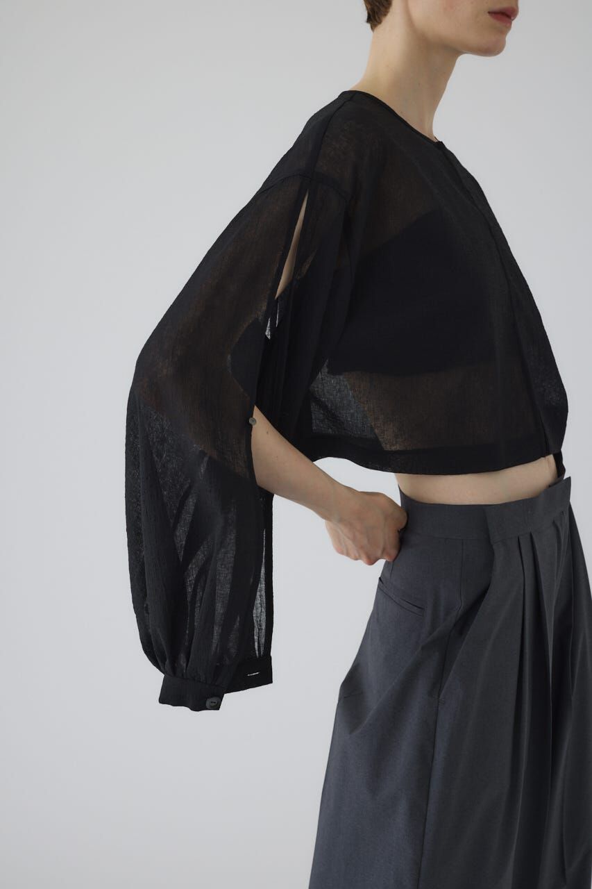 RIM.ARK 「Open sleeve sheer SH」|シャツ・ブラウス|