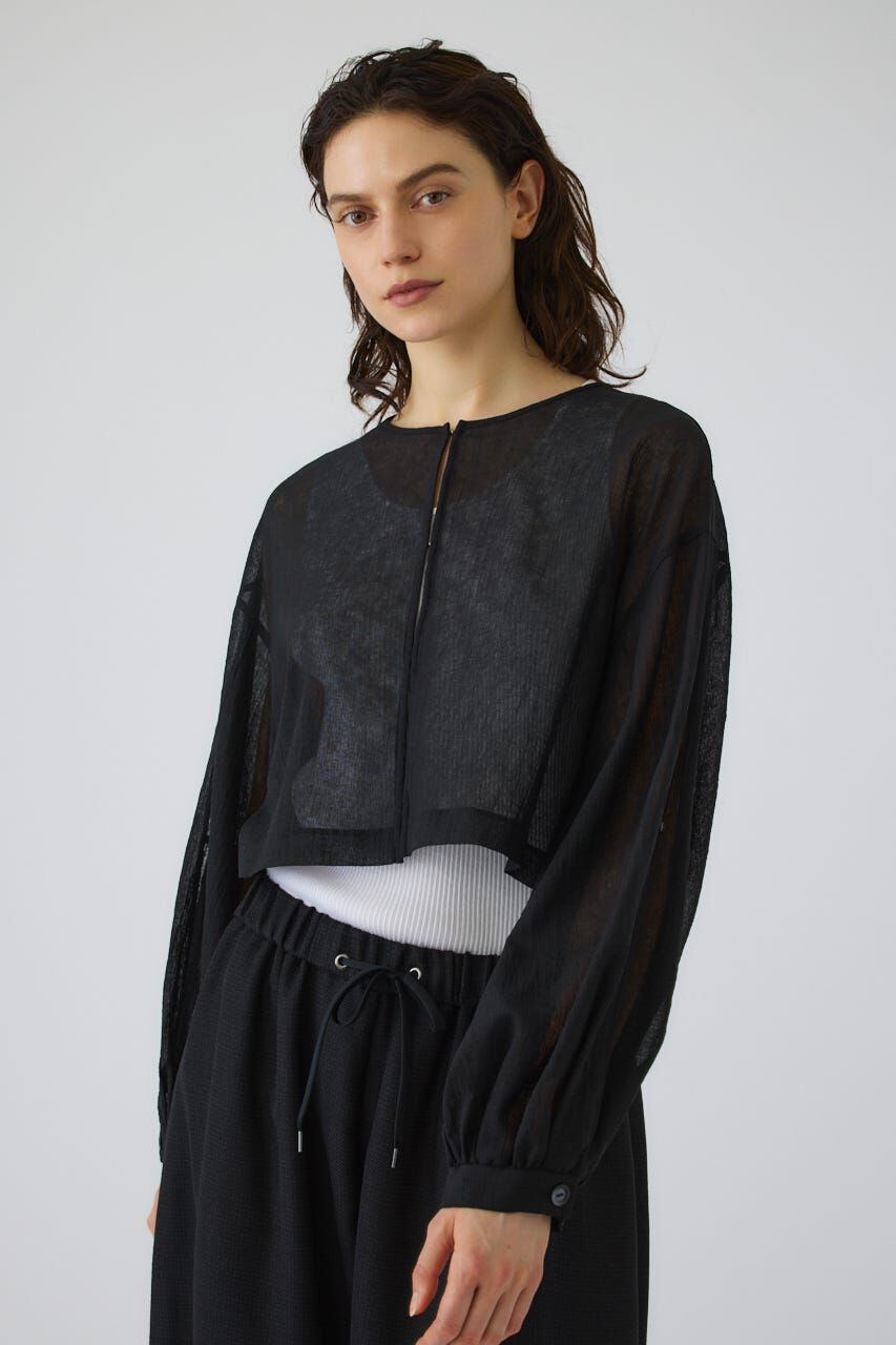 RIM.ARK 「Open sleeve sheer SH」|シャツ・ブラウス|
