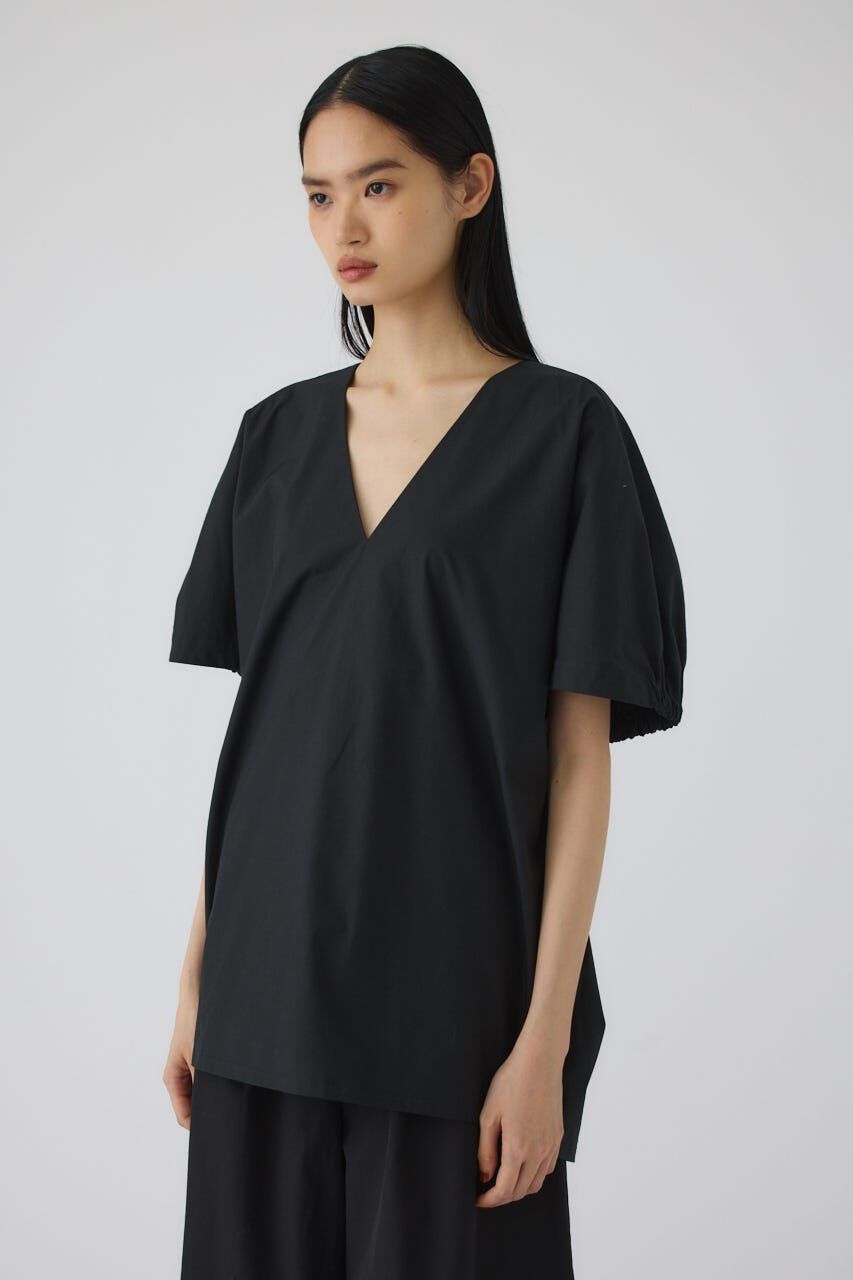 RIM.ARK 「Gather sleeve v-neck PO」|シャツ・ブラウス|