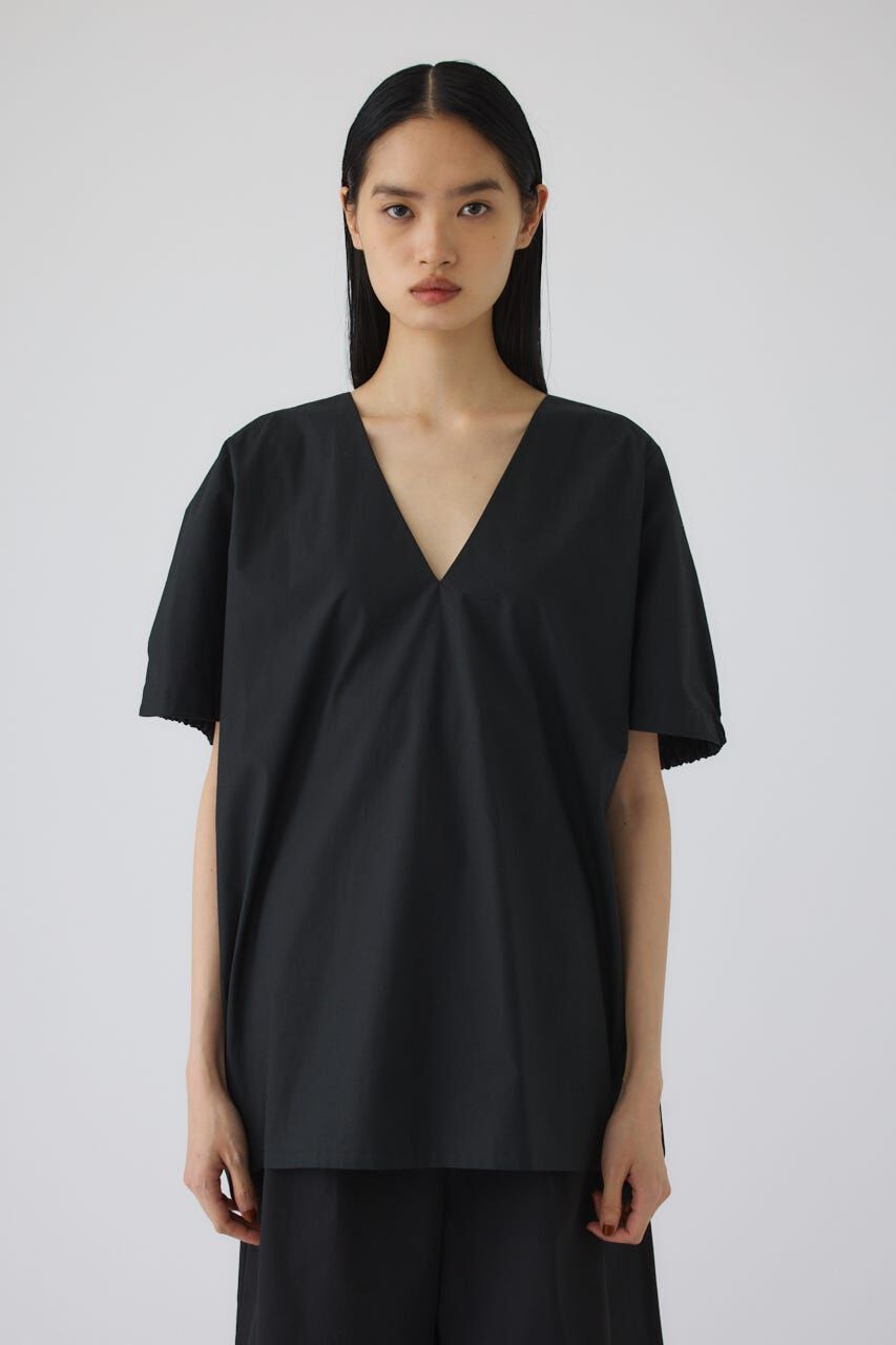 RIM.ARK 「Gather sleeve v-neck PO」|シャツ・ブラウス|