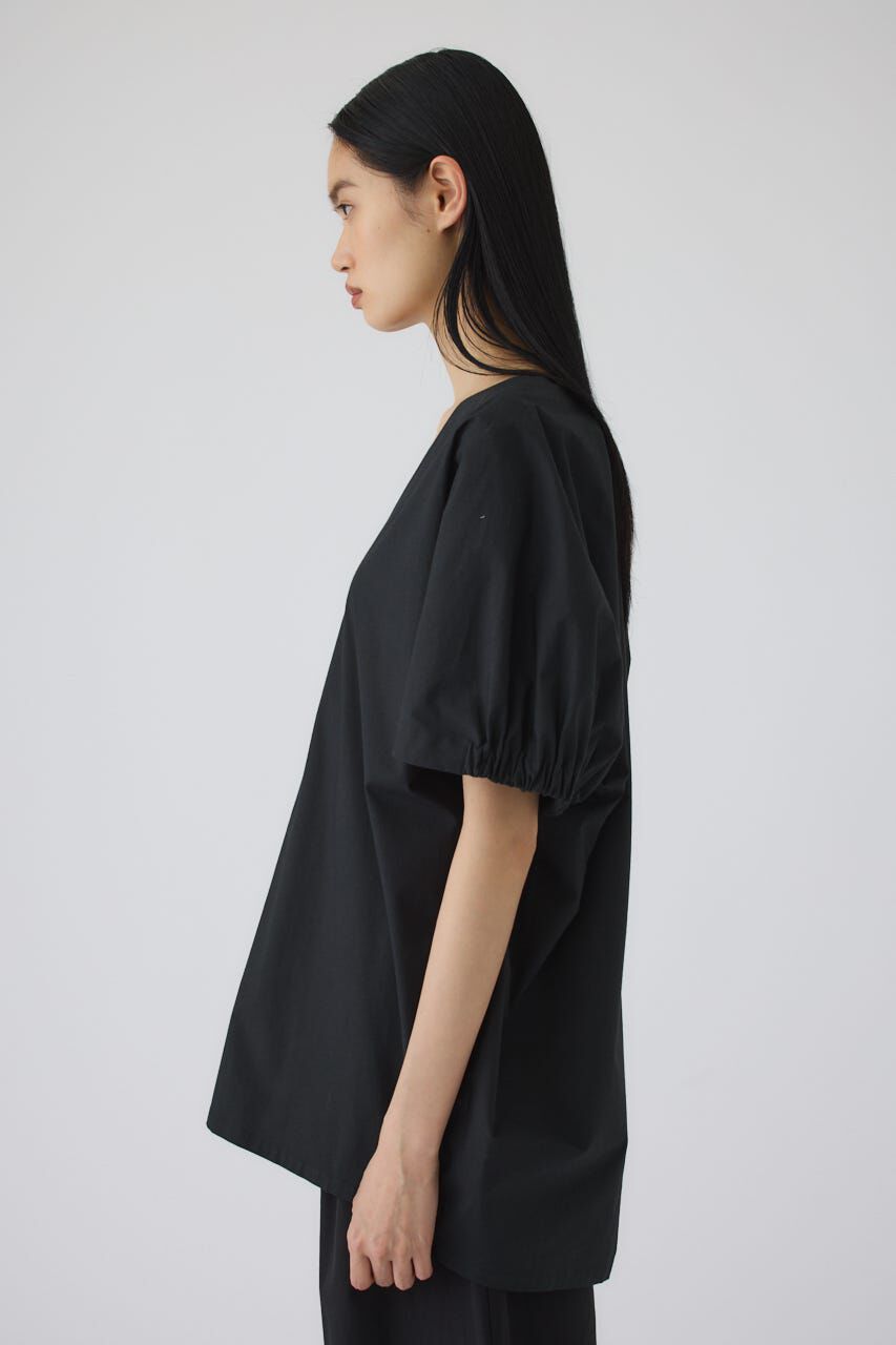 RIM.ARK 「Gather sleeve v-neck PO」|シャツ・ブラウス|