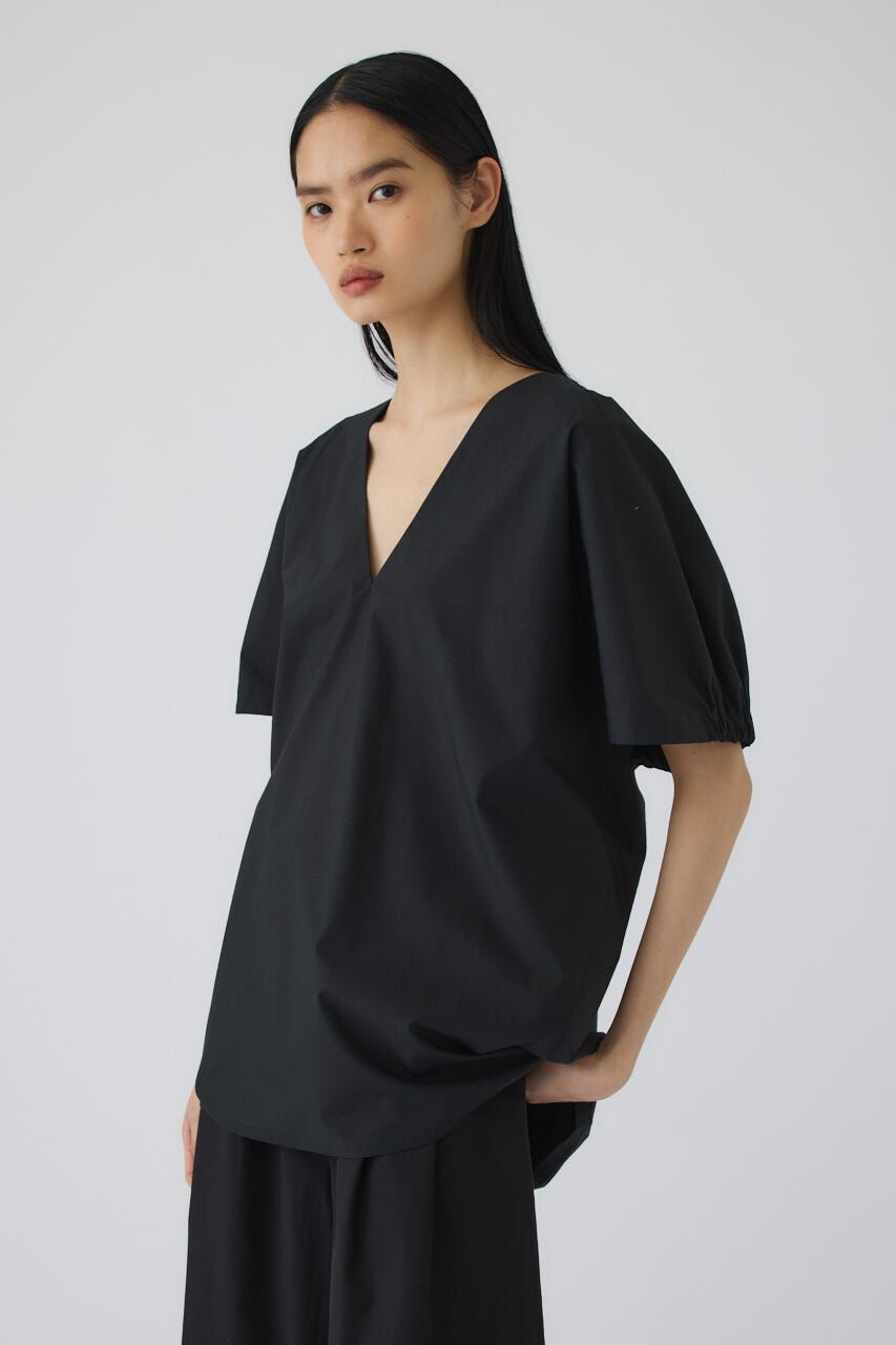 RIM.ARK 「Gather sleeve v-neck PO」|シャツ・ブラウス|
