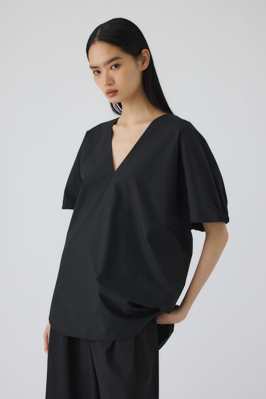 RIM.ARK 「Gather sleeve v-neck PO」|シャツ・ブラウス|