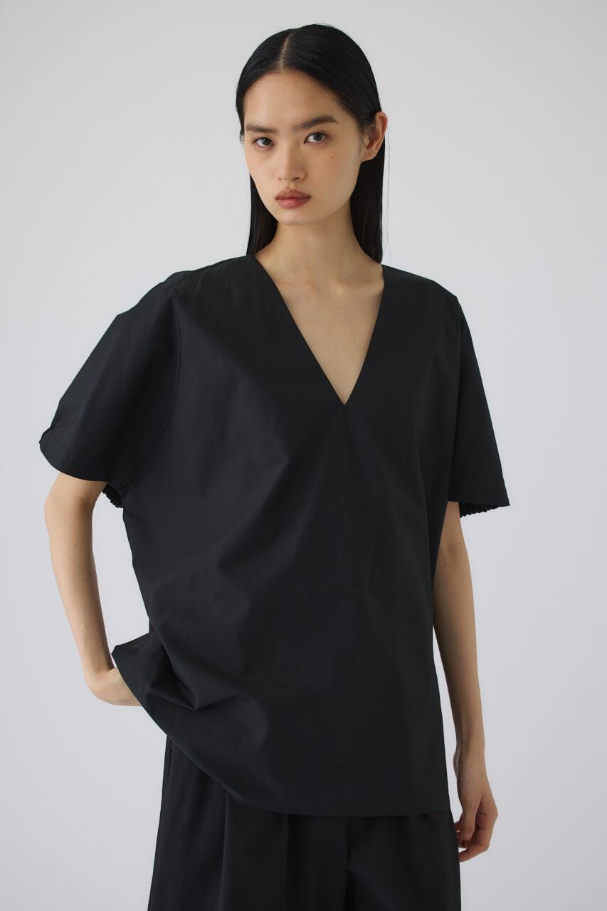 RIM.ARK 「Gather sleeve v-neck PO」|シャツ・ブラウス|