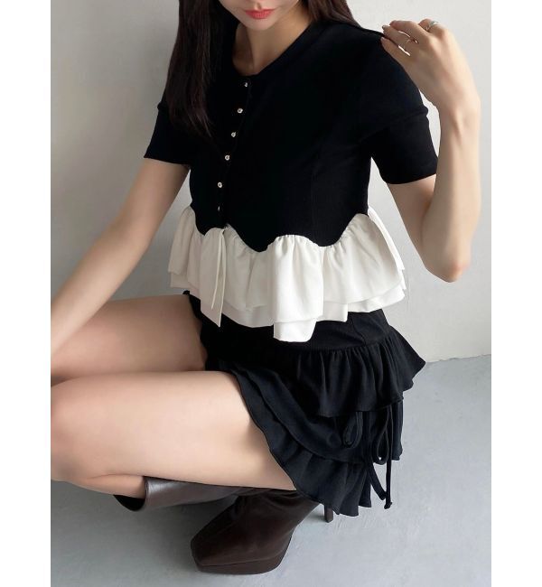 RESEXXY「テレコフリルショートパンツ【セットアップ着用可能】」|その他|