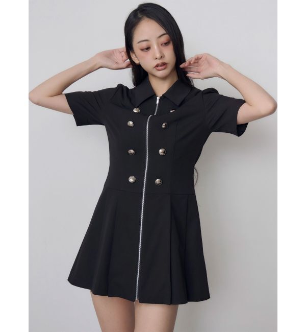 MURUA「ナポレオンライクミニワンピース」|ワンピース|ブラック