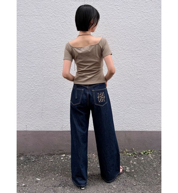 LAGUNAMOON「オフショルギャザーカットソー」|Tシャツ・カットソー|