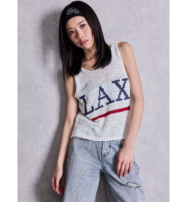 GYDA「LAXテープヤーンニットタンクトップ」|ニット・セーター|