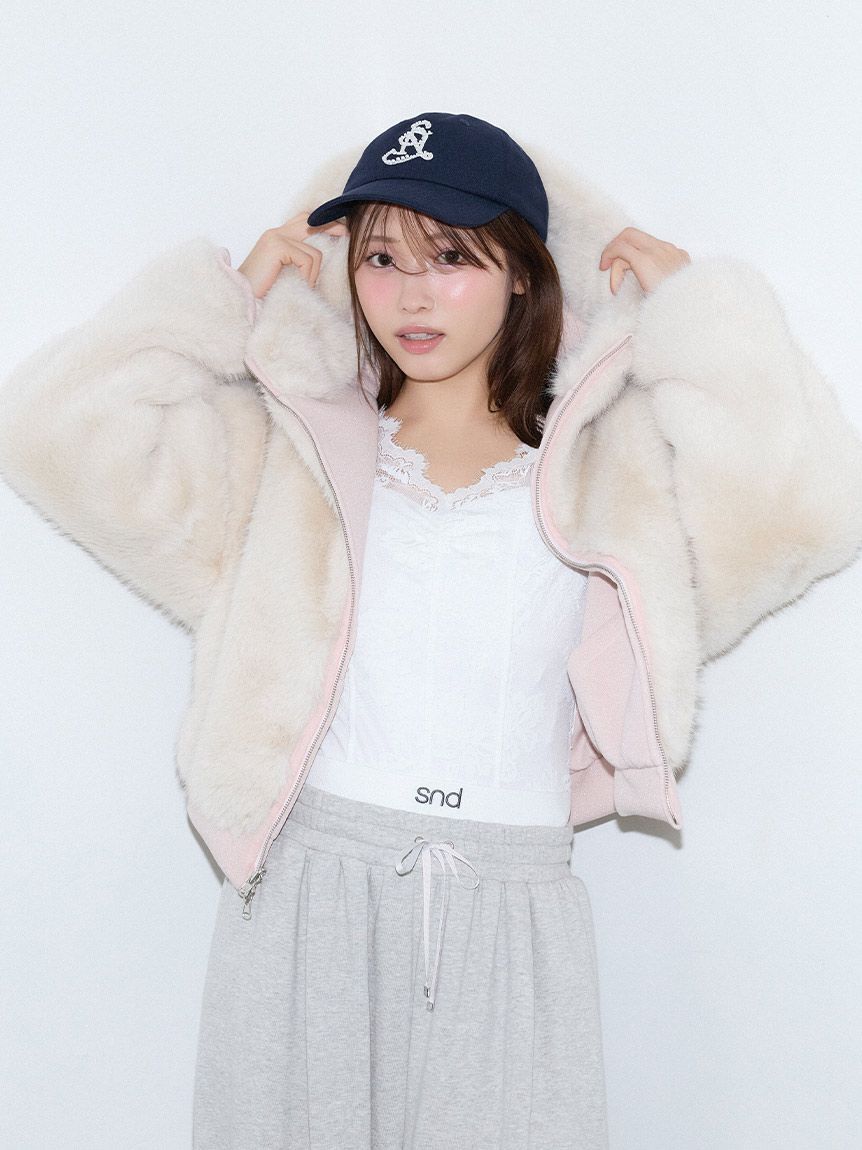 SNIDEL「カットレーストップス」|Tシャツ・カットソー|