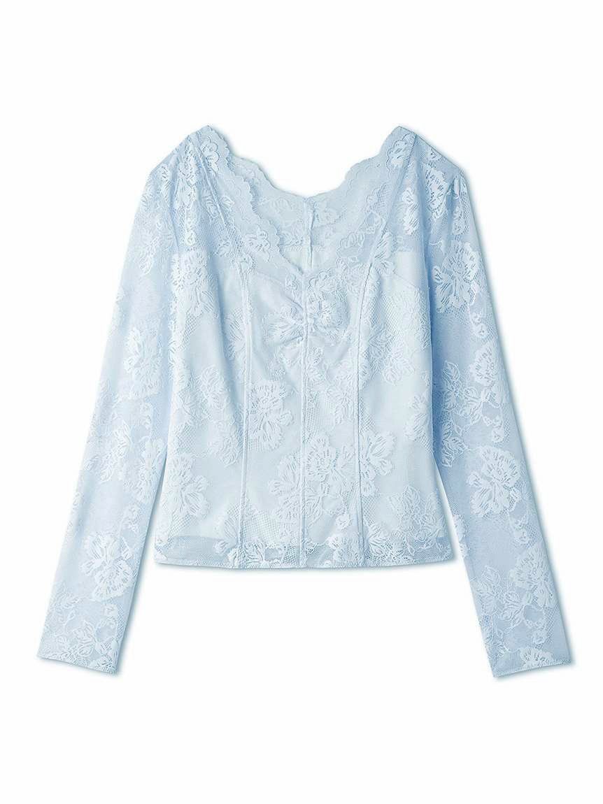 SNIDEL「カットレーストップス」|Tシャツ・カットソー|LBLU