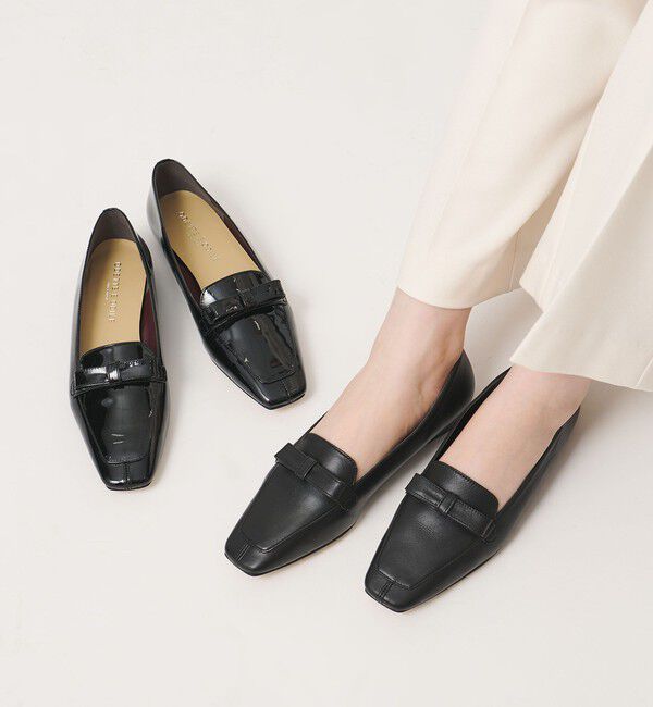 ODETTE E ODILE「【WEB限定】リボンローファー フラット15■&uarr;」|ローファー|