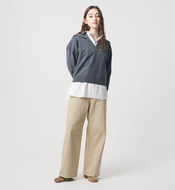 UNITED ARROWS「ルーズ ストレート デニムパンツ」|デニム|