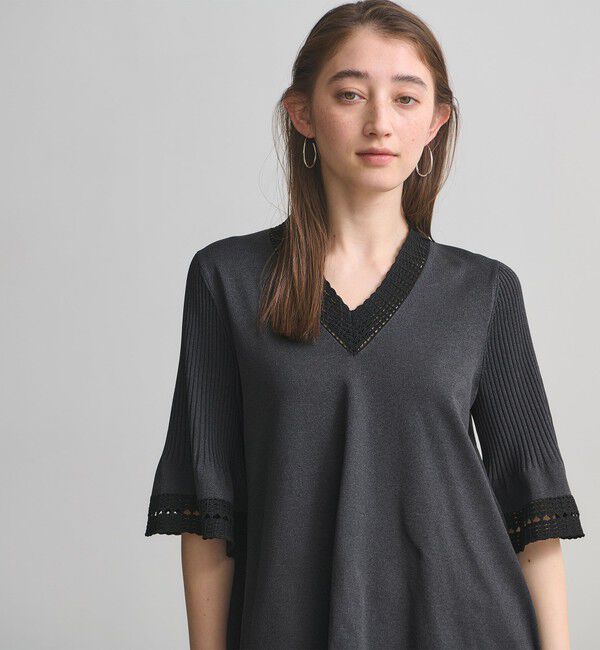 Vネック ニットチュニック （UNITED ARROWS）｜ルミネのファッション