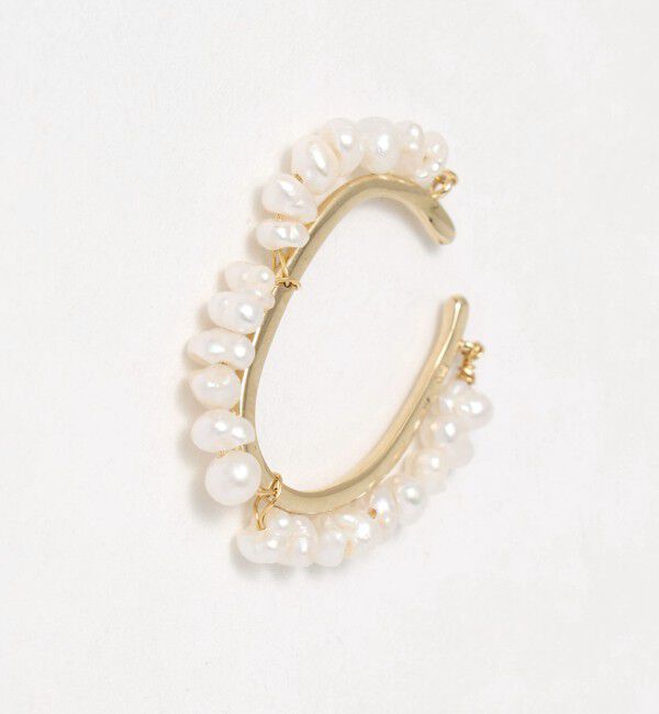 UNITED ARROWS「＜les bonbon＞TRACE パール イヤーカフ」|イヤーカフ|