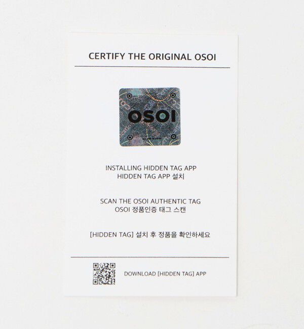 OSOI「＜OSOI＞CARD HOLDER STUD ウォレット」|財布|