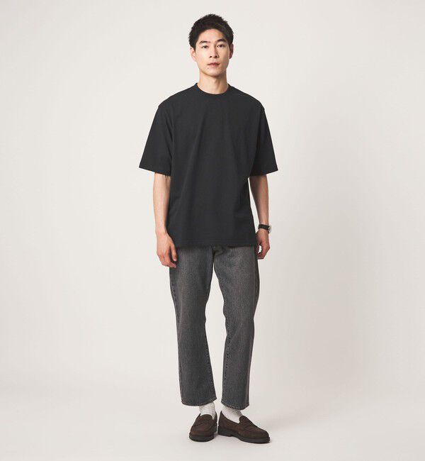 UNITED ARROWS green label relaxing「【WEB限定】ファンクショナル ヘビーウェイト クルーネック 半袖 Tシャツ カットソー -抗菌-」|Tシャツ・カットソー|