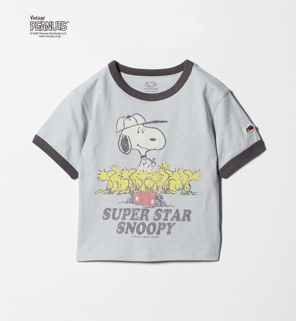 UNITED ARROWS green label relaxing「【別注】＜FRUIT OF THE LOOM &times; PEANUTS＞リンガーTシャツ / キッズ  110cm-130cm」|Tシャツ・カットソー|