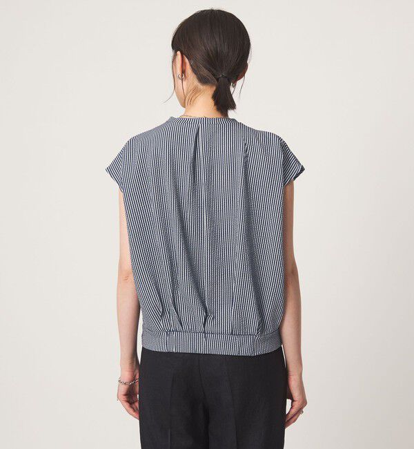 UNITED ARROWS green label relaxing「サッカー タック フレンチスリーブ カットソー UVカット」|Tシャツ・カットソー|