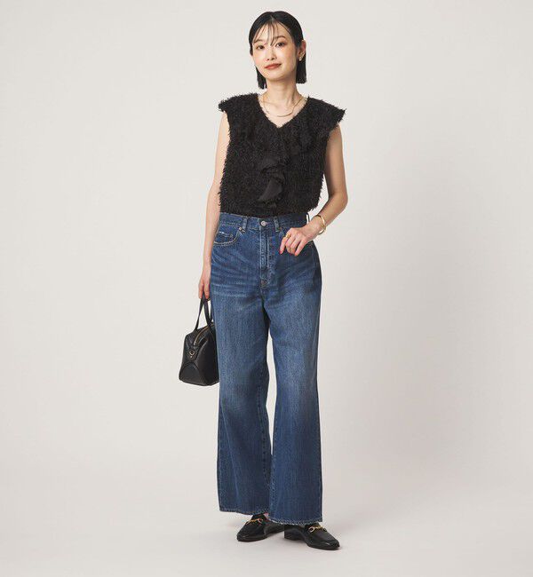 UNITED ARROWS green label relaxing「シアー ジャガード ノースリーブ ブラウス」|シャツ・ブラウス|