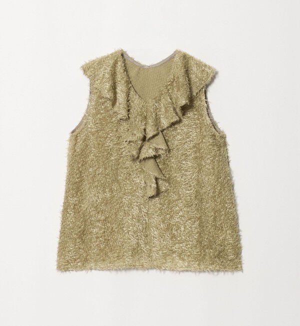 UNITED ARROWS green label relaxing「シアー ジャガード ノースリーブ ブラウス」|シャツ・ブラウス|