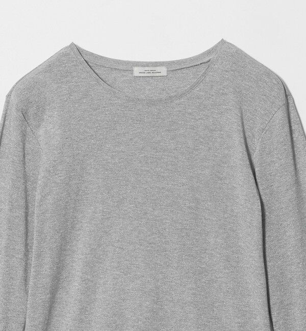 UNITED ARROWS green label relaxing「シャイニーラメ クルーネック ロングスリーブ カットソー」|Tシャツ・カットソー|