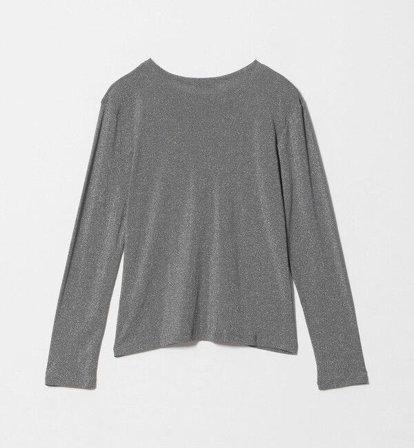 UNITED ARROWS green label relaxing「シャイニーラメ クルーネック ロングスリーブ カットソー」|Tシャツ・カットソー|