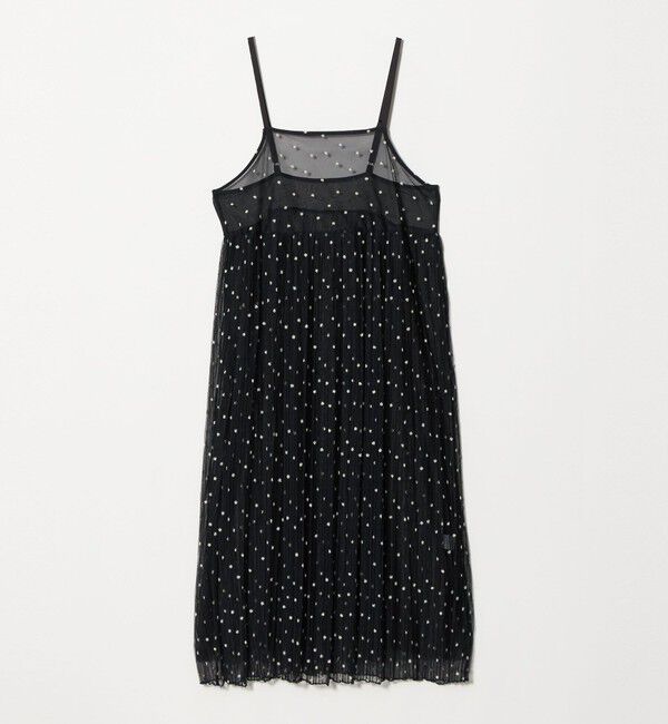 UNITED ARROWS green label relaxing「シシュウ チュール ワンピース」|ワンピース|BLACK