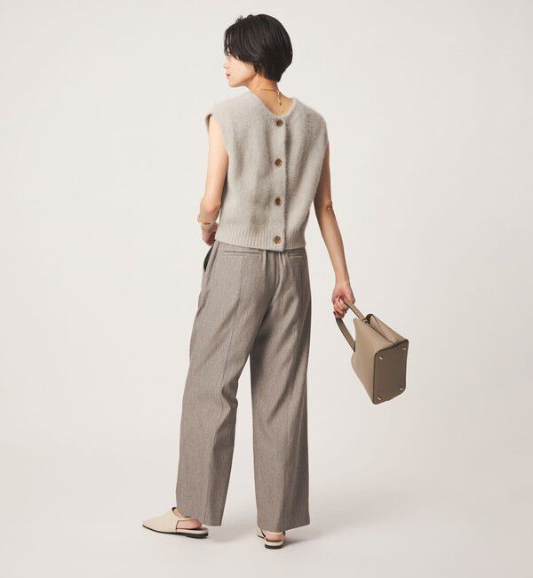 UNITED ARROWS green label relaxing「ヘアリー 2WAY ニット ベスト」|ベスト・ジレ|