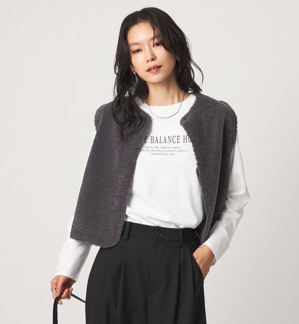 UNITED ARROWS green label relaxing「ロゴ ロングスリーブ Tシャツ」|Tシャツ・カットソー|