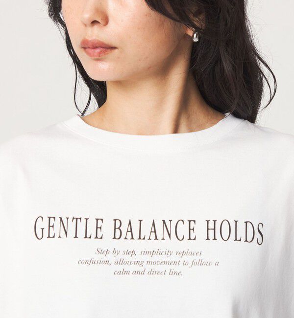 UNITED ARROWS green label relaxing「ロゴ ロングスリーブ Tシャツ」|Tシャツ・カットソー|