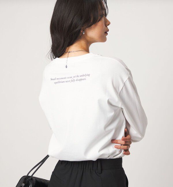 UNITED ARROWS green label relaxing「ロゴ ロングスリーブ Tシャツ」|Tシャツ・カットソー|