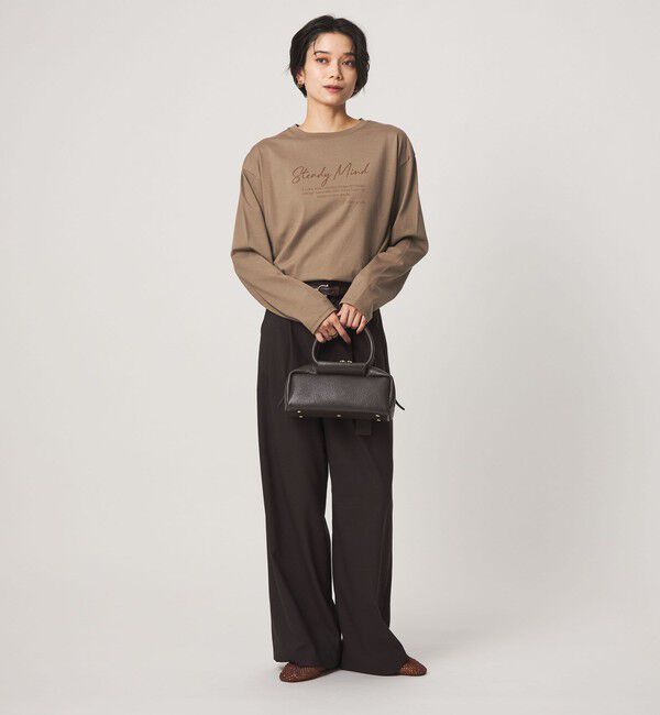 UNITED ARROWS green label relaxing「ロゴ ロングスリーブ Tシャツ」|Tシャツ・カットソー|