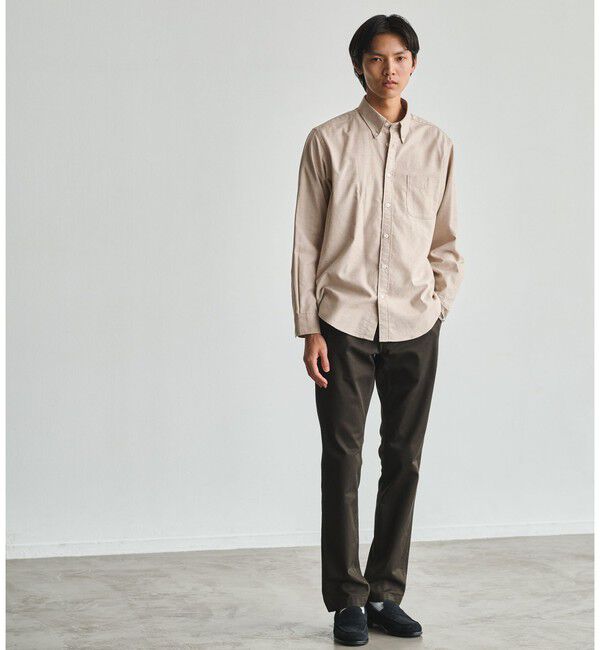 UNITED ARROWS green label relaxing「ナチュラルフィット ビエラボタンダウン 長袖 シャツ」|シャツ・ブラウス|