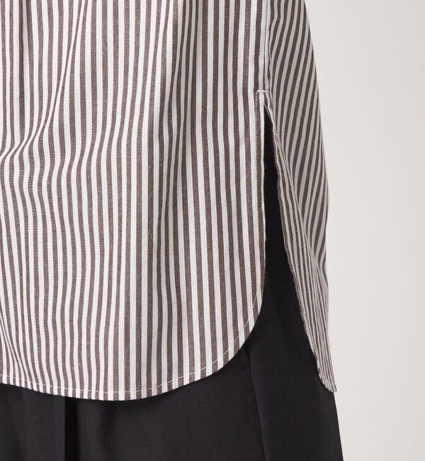UNITED ARROWS green label relaxing「ニットベスト&times;フリルネック ブラウス」|シャツ・ブラウス|