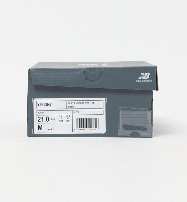 UNITED ARROWS green label relaxing「【WEB限定】＜New Balance＞996 v3 Bungee with Top Strap / キッズ 17cm-24cm」|スニーカー|