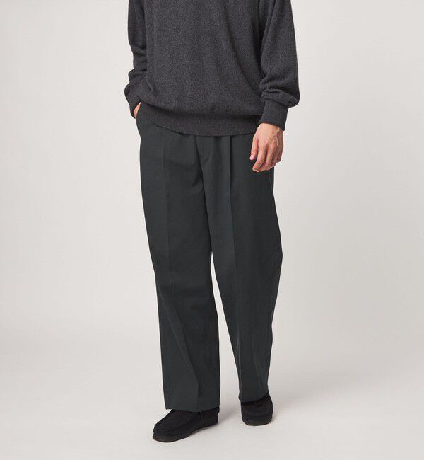 UNITED ARROWS green label relaxing「ハイツイスト 2P ワイド ストレート パンツ W5」|チノ|