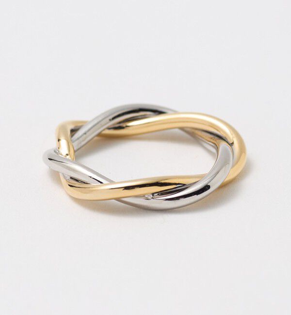 BEAUTY&YOUTH UNITED ARROWS「ミックスカラー クロス リング」|リング|