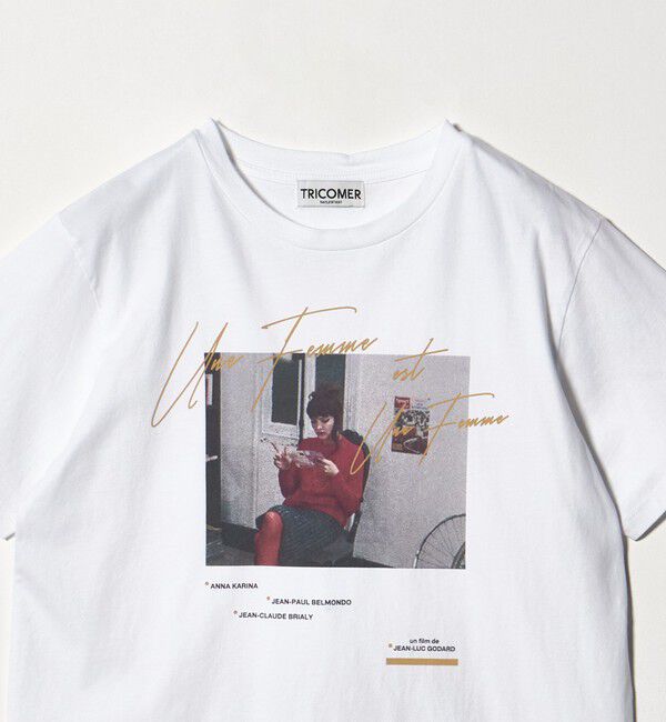 BEAUTY&YOUTH UNITED ARROWS「＜TRICOMER＞UNE FEMME プリントTシャツ」|Tシャツ・カットソー|